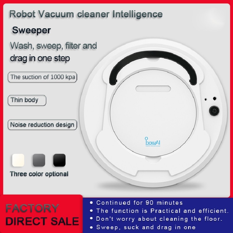 LEARNHAI Christmas OB8 Automatic Rechargeable Strong Suction Sweeping Smart Clean Robot Vacuum Cleaner For Home Office