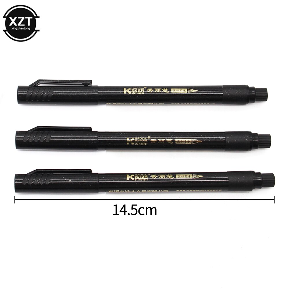 Brush Pen Calligraphy Lettering Writing Pen Chinese Words Learning Stationery StudentArt Drawing Marker Pens School Supplies