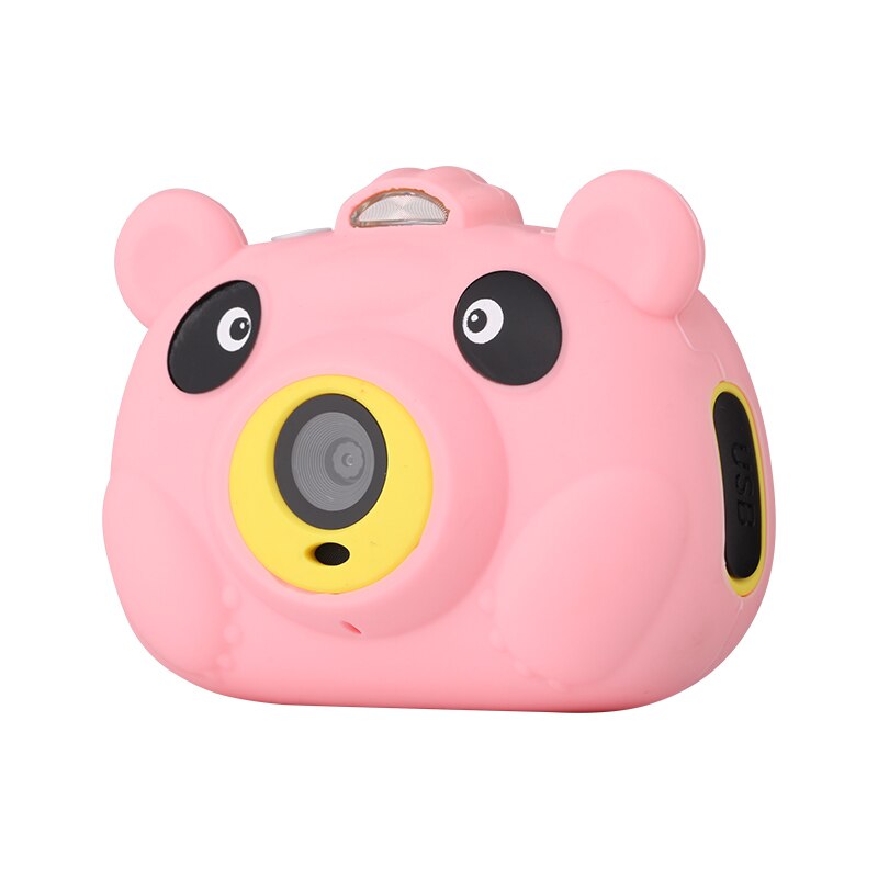 Aparat dziecięcy 3200W Mini Kids 2 "aparat cyfrowy HD Video Mp3/MP4 aparat fotograficzny dla dziewczynek/chłopców: Różowy / 8G card