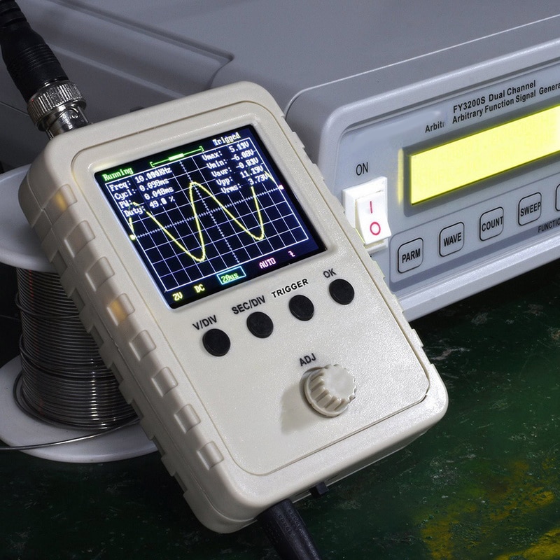 5M bandwidth 20MSps sampling rate Adjustable Digital oscilloscope Handheld mini portable digital oscilloscope