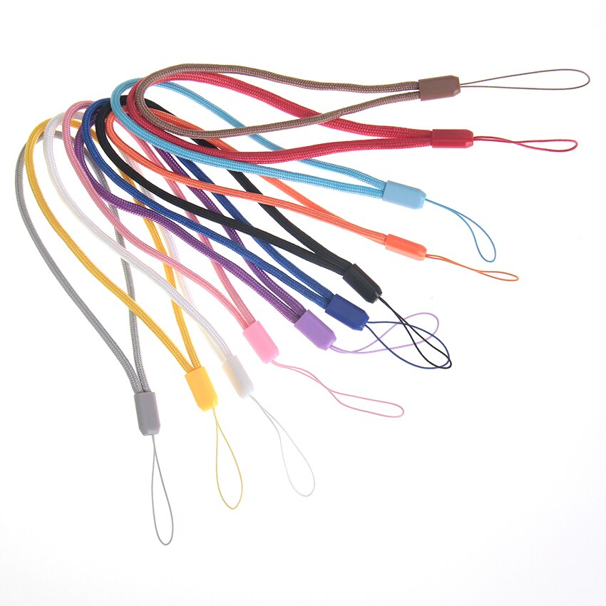 Yuntohe 200pcs/lot Colorful Nylon Strap Hand Wrist Lanyard for Camera Cell Phone for Apple iPod Wii Mp3 Mp4 USB