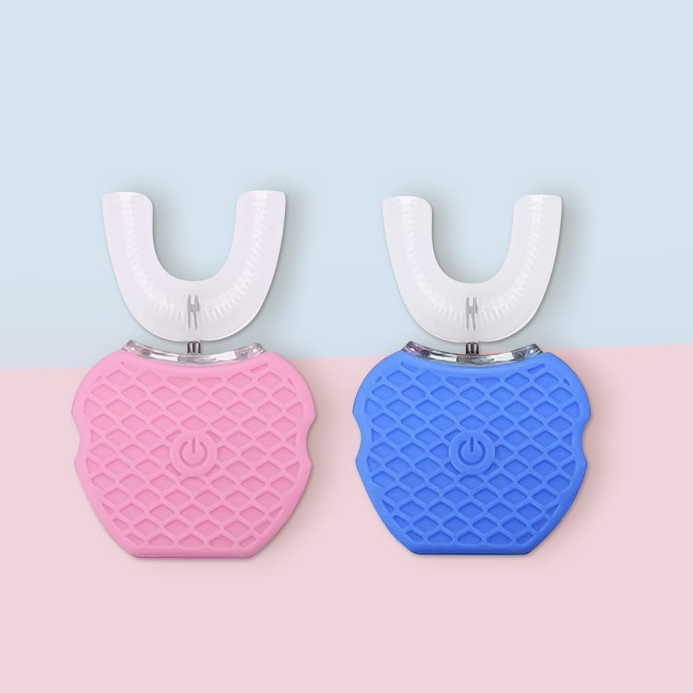 Ultrasonic U-Shape 360° Electric Toothbrush Practical Sturdy Electric Toothbrush For Travel