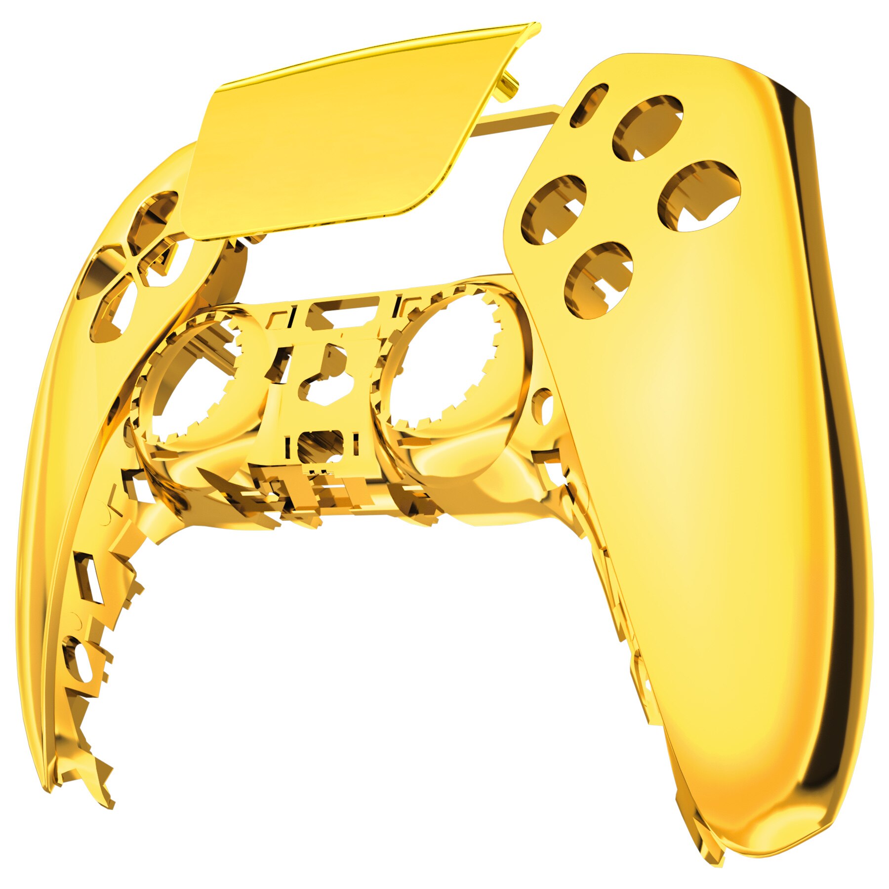 Extremerate Glossy Touchpad Front Behuizing Shell Diy Shell Custom Touch Pad Cover Faceplate Compatibel Met PS5 Controller