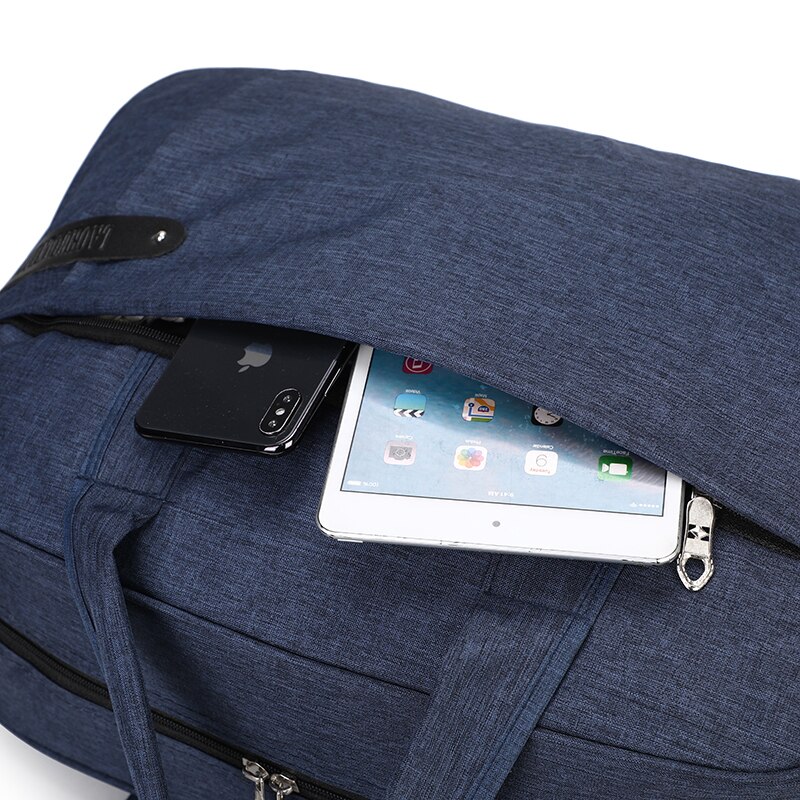 sac de voyage de en toile de couleur unie sac de voyage pour hommes