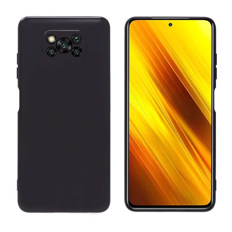 For Xiaomi Pocophone Poco X3 NFC Case Soft Silicone Coque Slim Skin TPU Protective Back Cover Case For Xiaomi POCO X3 shell: Default Title