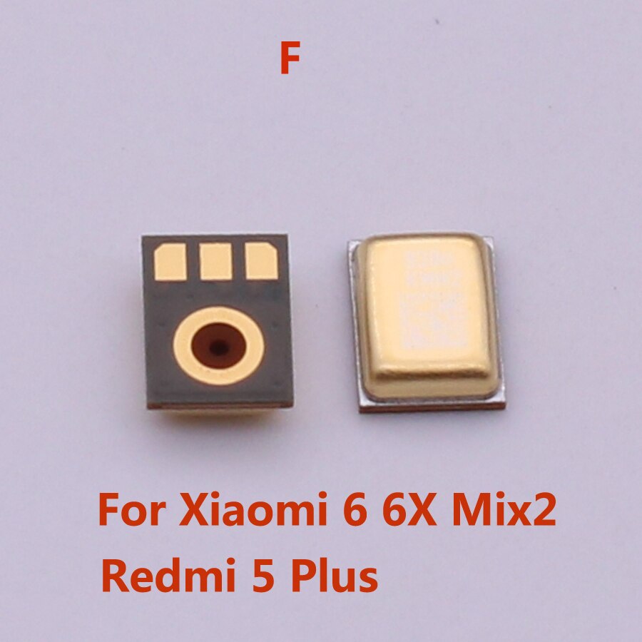 10Pcs Inner Mic Speaker Voor Xiaomi 10 9 8 Se CC9E 6 6X 5 4 4C 4I Max 2 redmi Note 8 7 7A 4X 3 K20 K30 Pro Microfoon Zender: F Model