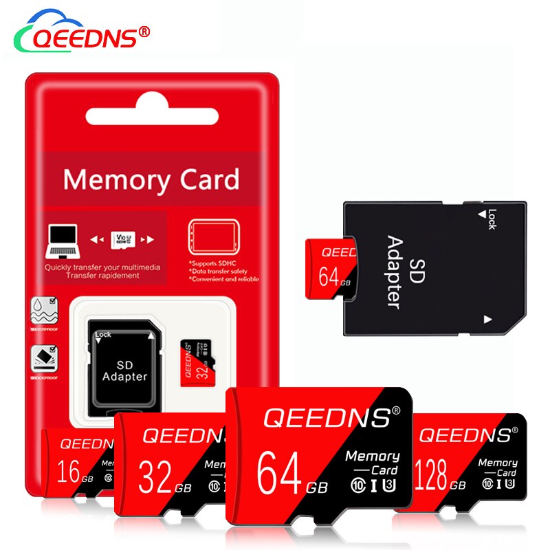 Echte Capaciteit Micro Tf Card Class 10 Mmeory Kaart Met Gratis Adapter Hoge Snelheid 8Gb 16Gb 32Gb 64Gb 128Gb 256Gb Mini Sd Flash Card