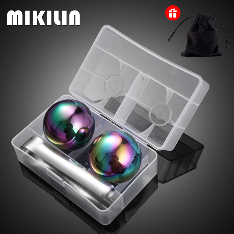 55mm Stainless Steel Ice Cubes Set Reusable Chilling Stones with Ice Tong Whiskey Cooler Wine Cooling Metal Ice Balls Bar Tools: Pink