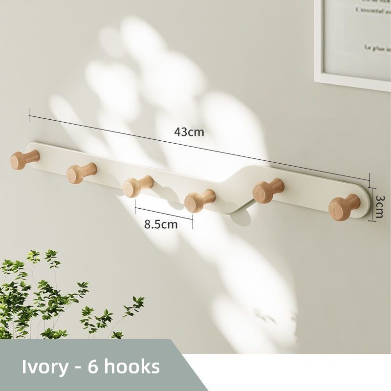 4/5/6/7/8 Tür hinten Haken Kleidung Mantel Hut Schal Schlüssel Kleiderbügel Wandre gal für Wohnzimmer Küche Bad Organizer Halter: Rot