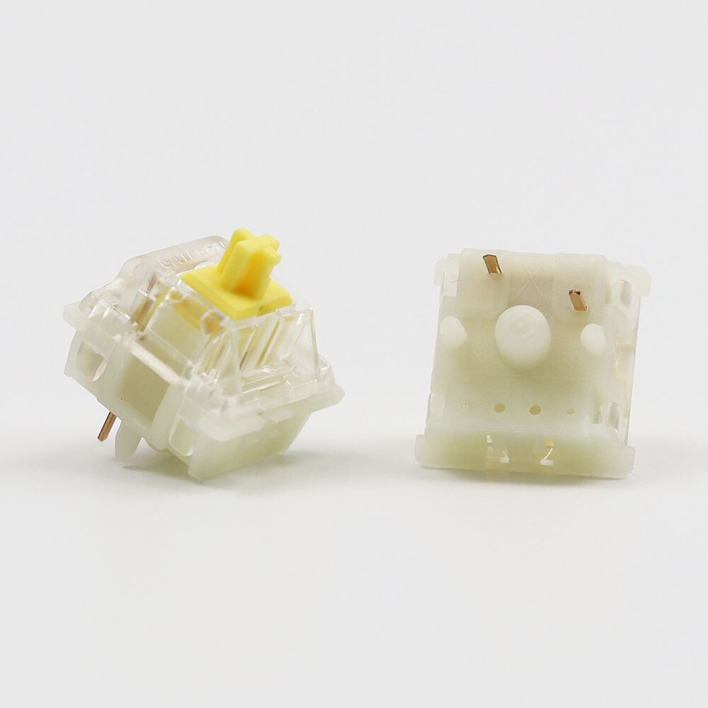 Gateron silent switch Black Red clear 5pin transparent tops for mechaniacl keyboard Compatible with MX switch