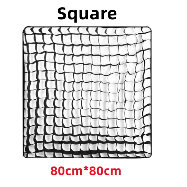 Honeycomb Grid For Octagon Square Rectangle Hexadecagon Deep Softbox 30* 40 50*70 55 60 65 80 22*90 95 80*120 140 35*160cm: SKY BLUE