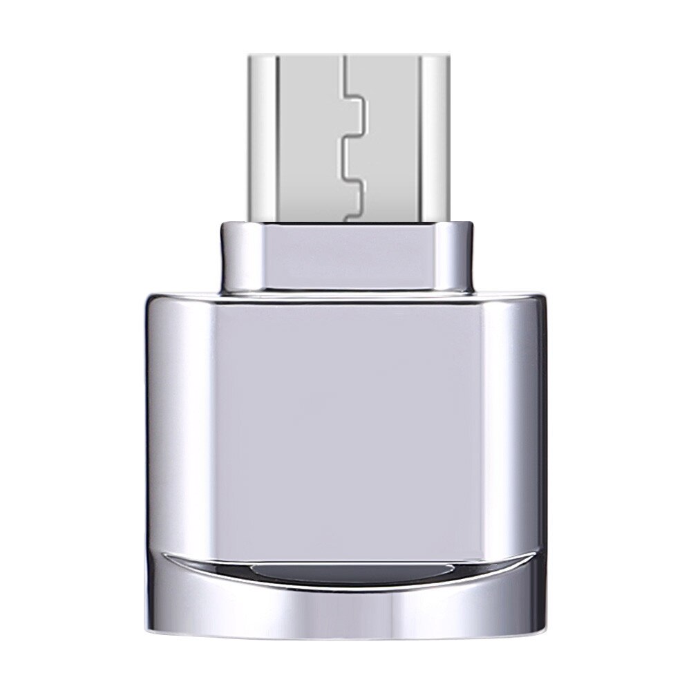 Alloy USB 3.1 Mirco USB Micro SD TF Card Reader OTG Adapter for Android Phones O.19: Silver