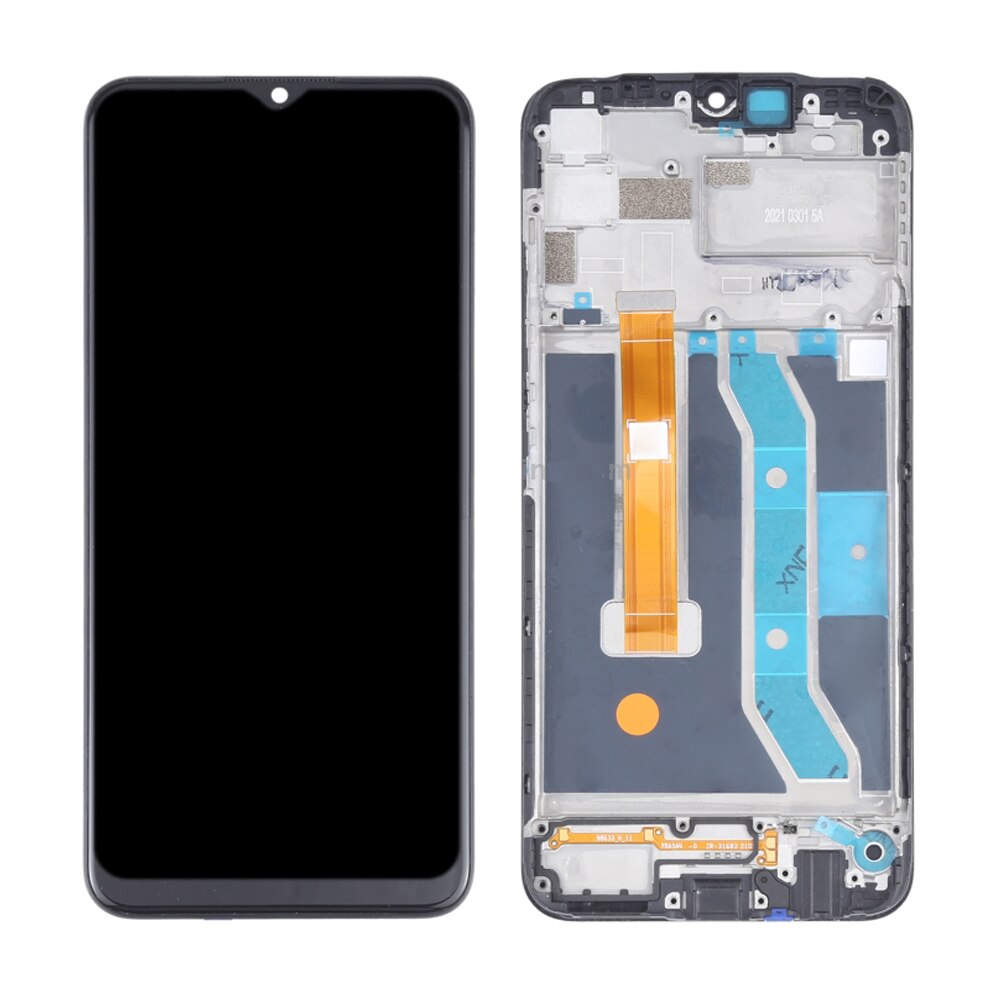 6.5 "für Realme C11 RMX2185 LCD Anzeige berühren Digitizer-bildschirm Mit Rahmen Ersatz