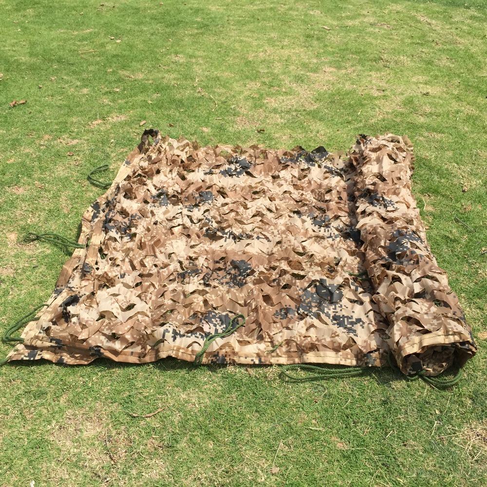1.5 m * 4 m Camouflage Netto 150D Outdoor Tuin Zonnescherm Doek Luifel Camping Party Decoratie Zon Onderdak Tent Auto -Covers Zonnezeil
