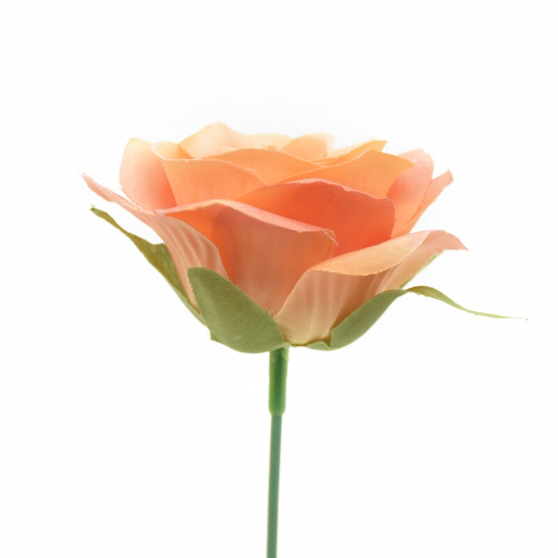 6pcs 7cm Artificial rose heads for Home decoration accessories Flower arrangement Diy Headwear Indoor furnishings Wedding brooch