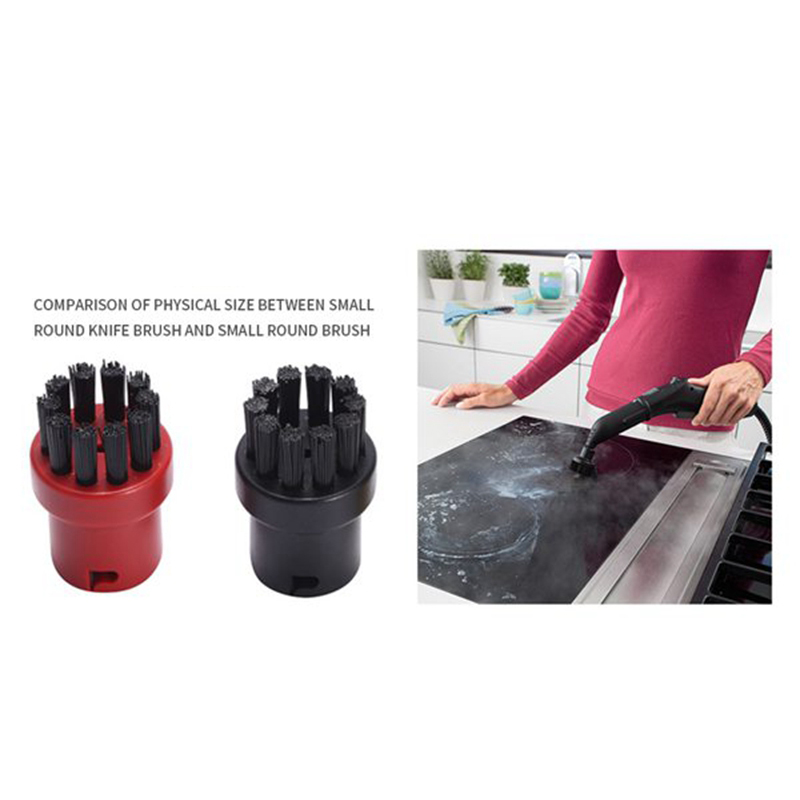 Tête de brosse à buse pour nettoyeur vapeur Karcher SC2 SC3 SC4 SC5, accessoires Karcher de remplacement, buse de fenêtre, brosse ronde