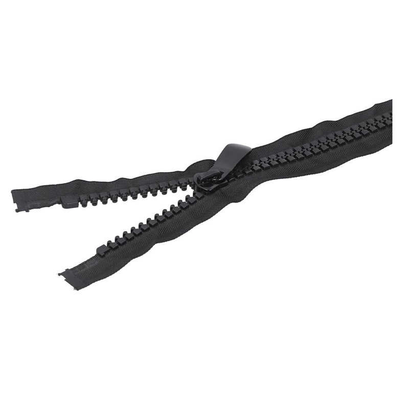 Tienda de campaña con cremallera grande de plástico para acampada, tienda de campaña para senderismo, con tirador de extremo abierto, con cremalleras para accesorios de costura DIY
