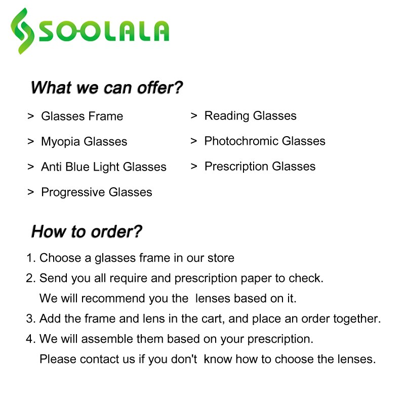 SOOLALA Cute Oval Optical Glasses Frame Women Eyewear Prescription Eyeglasses Frame Clear Lens Myopia Glasses