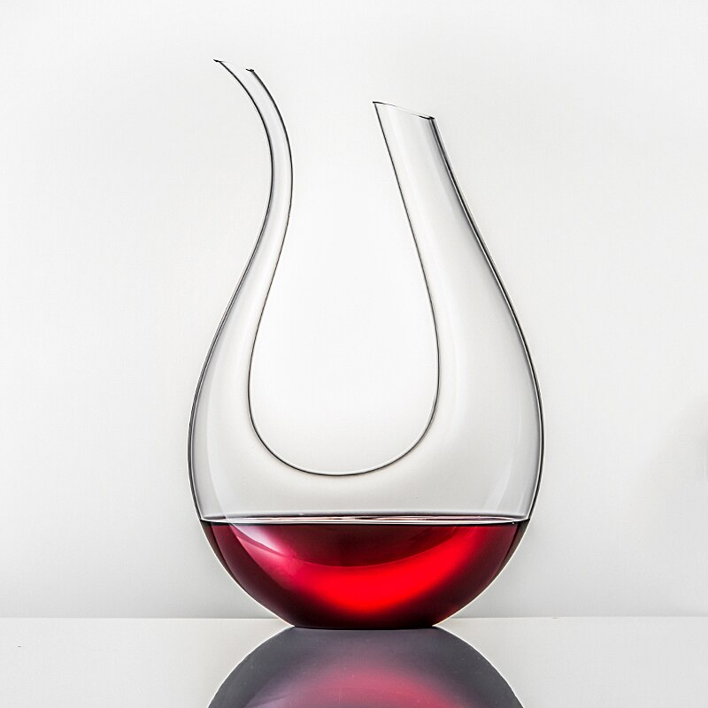 Handgemaakte Loodvrij Colorcrystal Rode Wijn Schenker Glas Decanter Brandy Decanteren Set Kruik Bar Champagne Water Fles