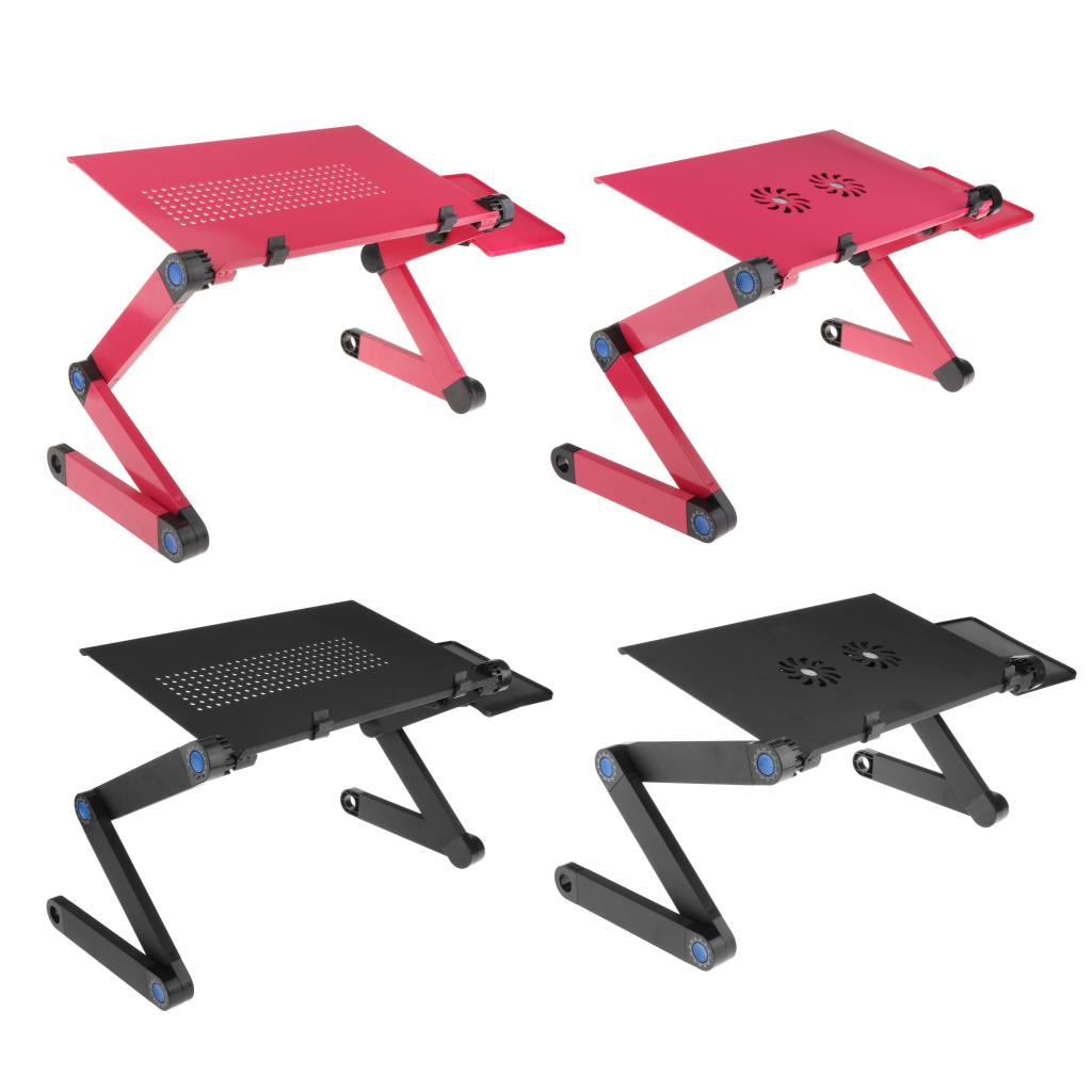 Justerbar bærbar sammenleggbar datamaskin laptop bord skrivebordstativ sengebrett stigerør bærbar pc bordholder holder sovesofa kjøling