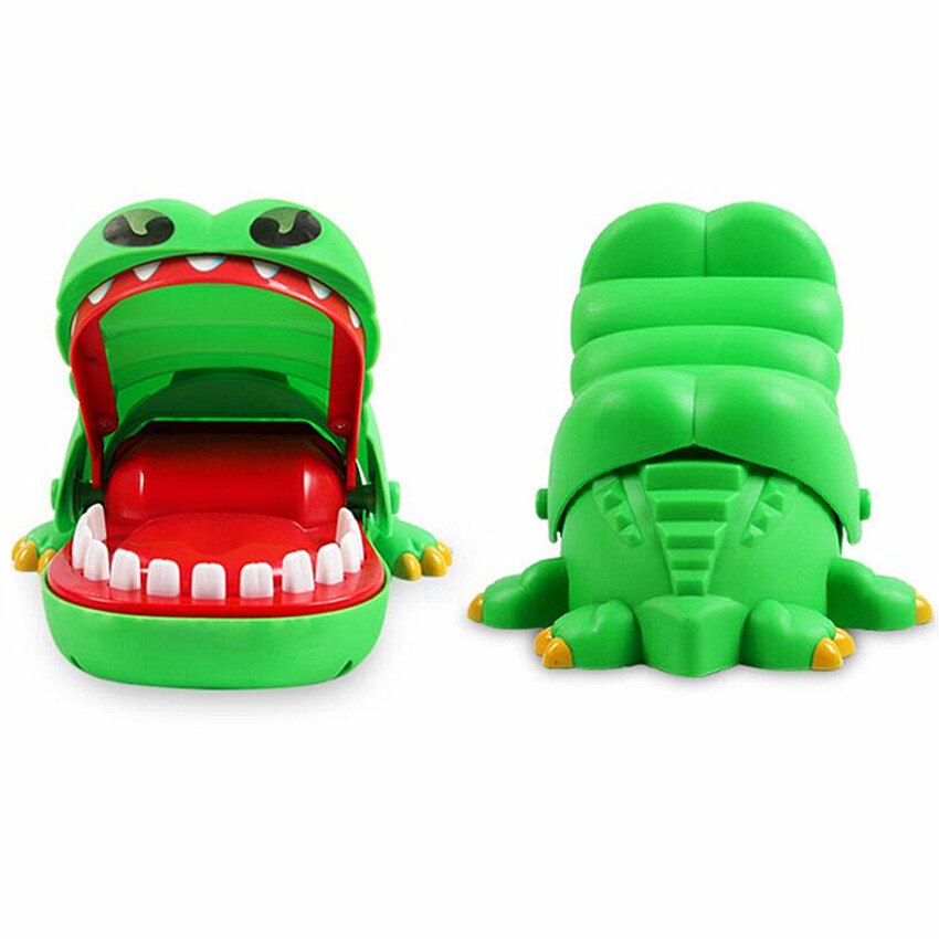 Mun tand alligator hand barn leksak rolig roulette spel familj knep bita hand krokodiltänder leksak praktiskt skämt