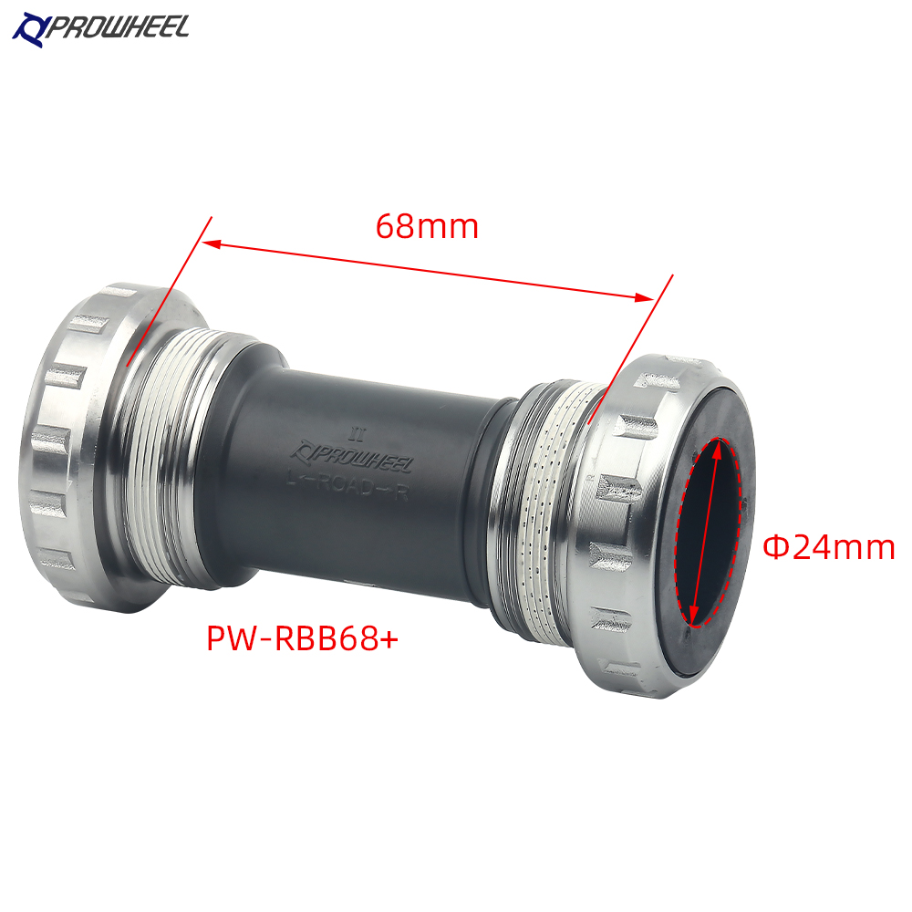PROWHEEL RBB68/BB68/MBB73/BB73 soporte inferior de bicicleta MTB/carretera Hollowtech rodamiento para 68MM 68/73MM Shimano manivela BB