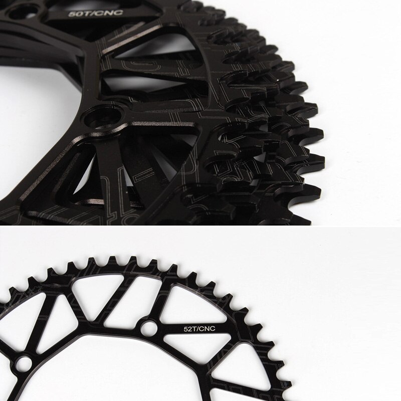 Litepro Lp 130BCD Fiets Kettingblad 50 52 54 56 58T Aluminium Enkele Disc Ketting Wiel Vouwfiets Vierkante gat Crankstel