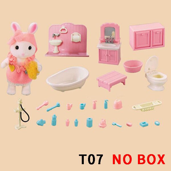 1:12 Dollhouse Miniature Furniture Toys Set DIY Forest Family Kids Girls Pretend Play Furniture Toys for Christmas Birthday: T07