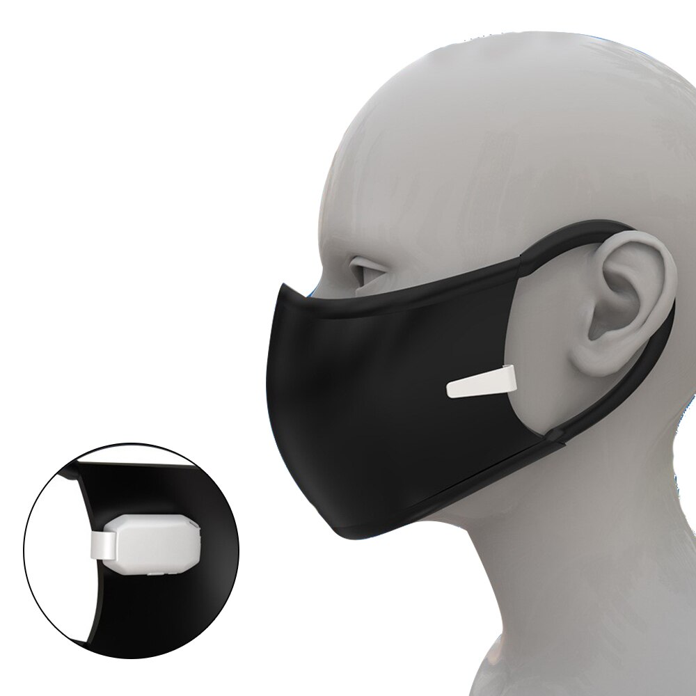 Neueste Gesicht Maske Clip-Auf Luftfilter wiederverwendbar Tragbare Fan USB Aufladbare Auspuff Mini Fans Persönliche Tragbare Luftreiniger
