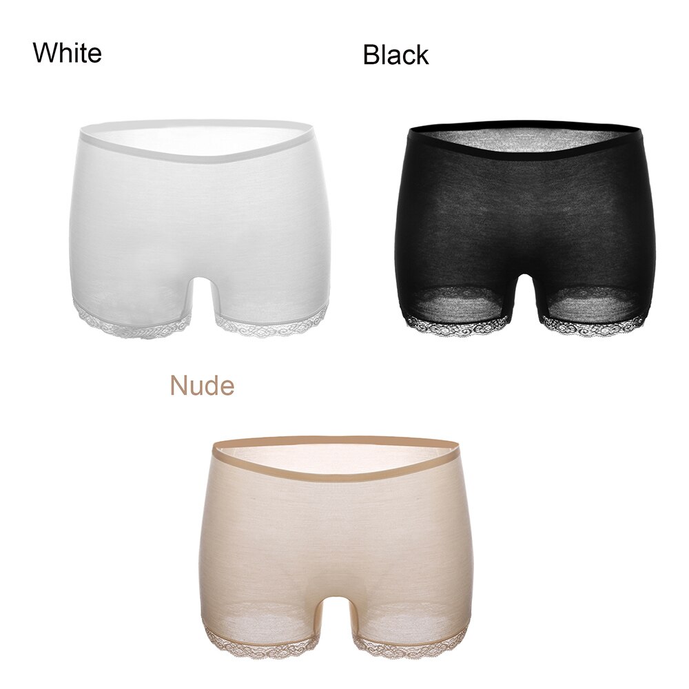 Summer Women's Lace Anti Emptied Soft Breathable Safety Pants Pregnant Women Belly Pants