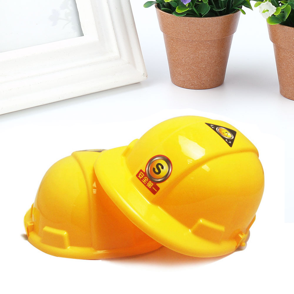 Kids Children Simulation Helmet Pretend Role Playing Construction