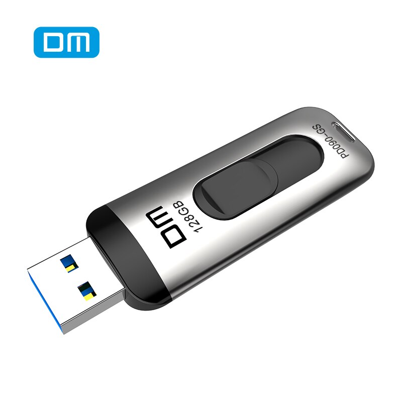 Dm Usb Flash Drive PD090 USB3.0 Flash Drive Hoge Snelheid PD090 16Gb 32Gb 64Gb 128Gb 256gb Metalen Schrijfsnelheid Van 10Mb-60Mb