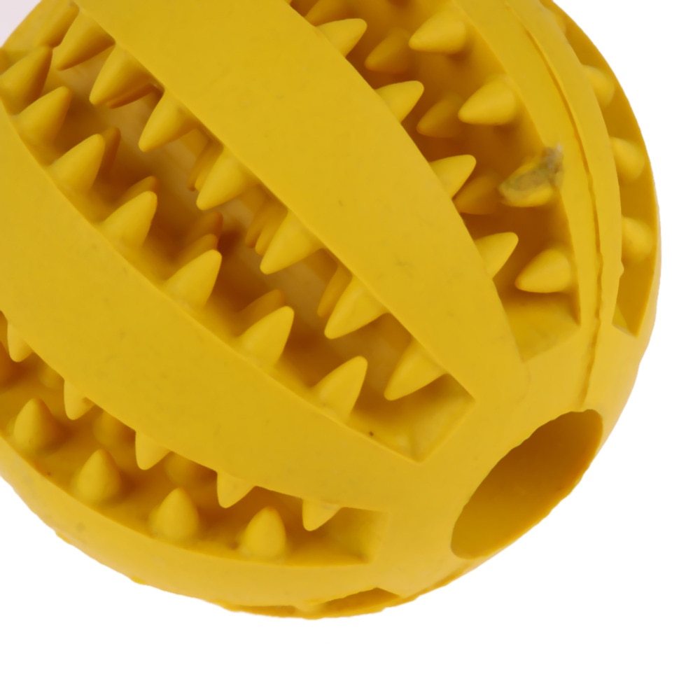 5/7 cm hundelegetøj interaktive gummibolde kæledyr hund kat hvalp elasticitet tænder bold hund tygge legetøj tand rense bolde legetøj til hunde