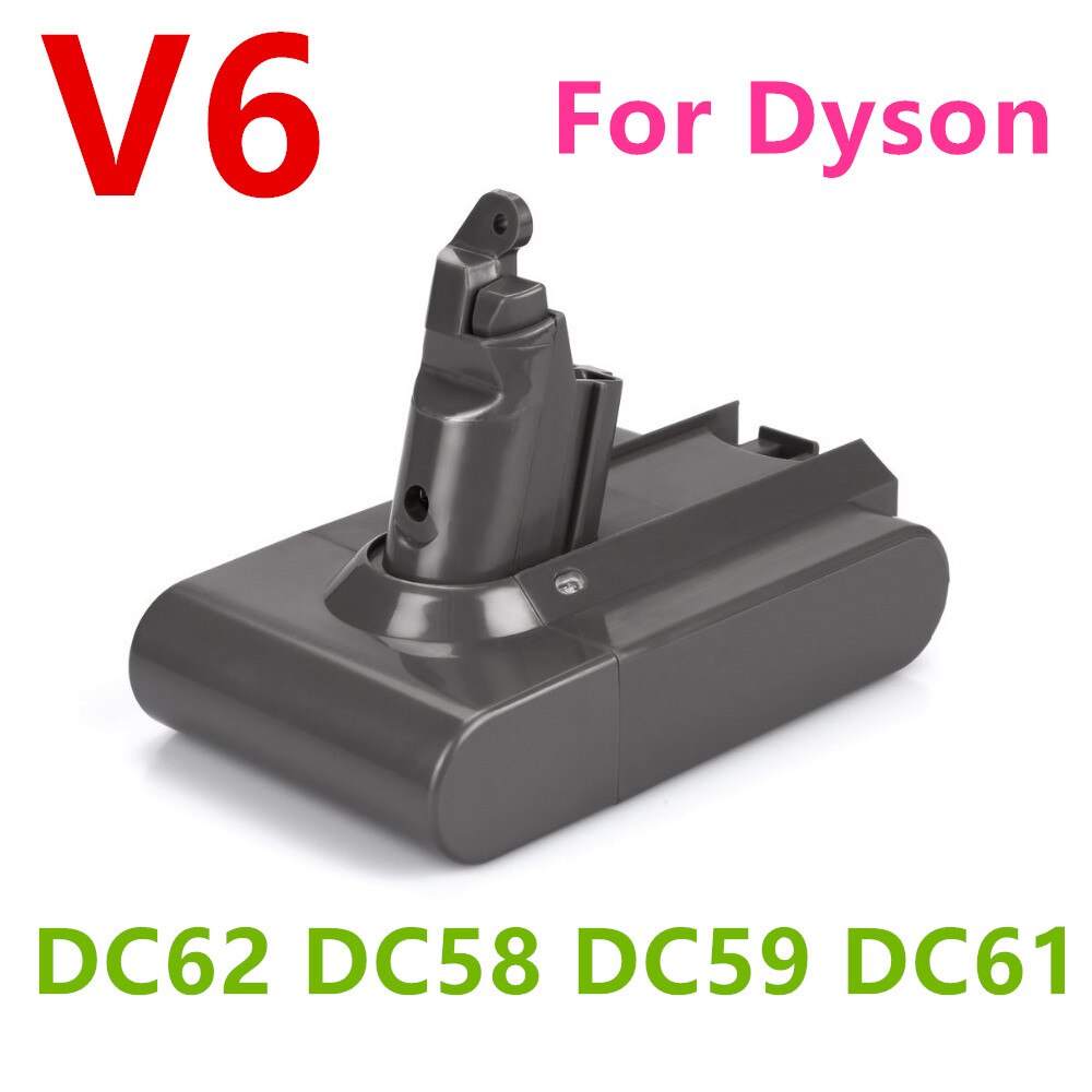 Dyson  dc62 batteri 4.0ah 21.6v li ion batteripaket dyson  v6 dc58 dc59 dc61 dc62 dc74 sv07 sv03 sv09 dammsugare batteripaket