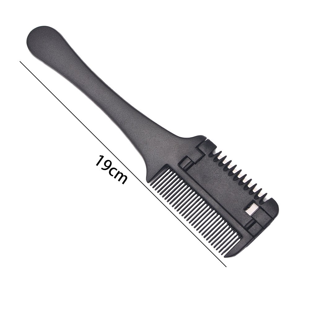 Pro Barber Hair Razor Comb Scissor Tools Bangs Brush Hairdressing Trimmers Hair Shaving Blades Cutting Thinning Beauty Styling