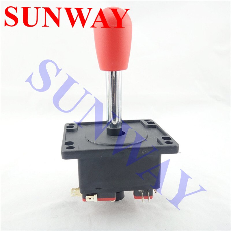 8 way Spanish style Joystick Black/red balltop with zippy microswitch for arcade game machine parts
