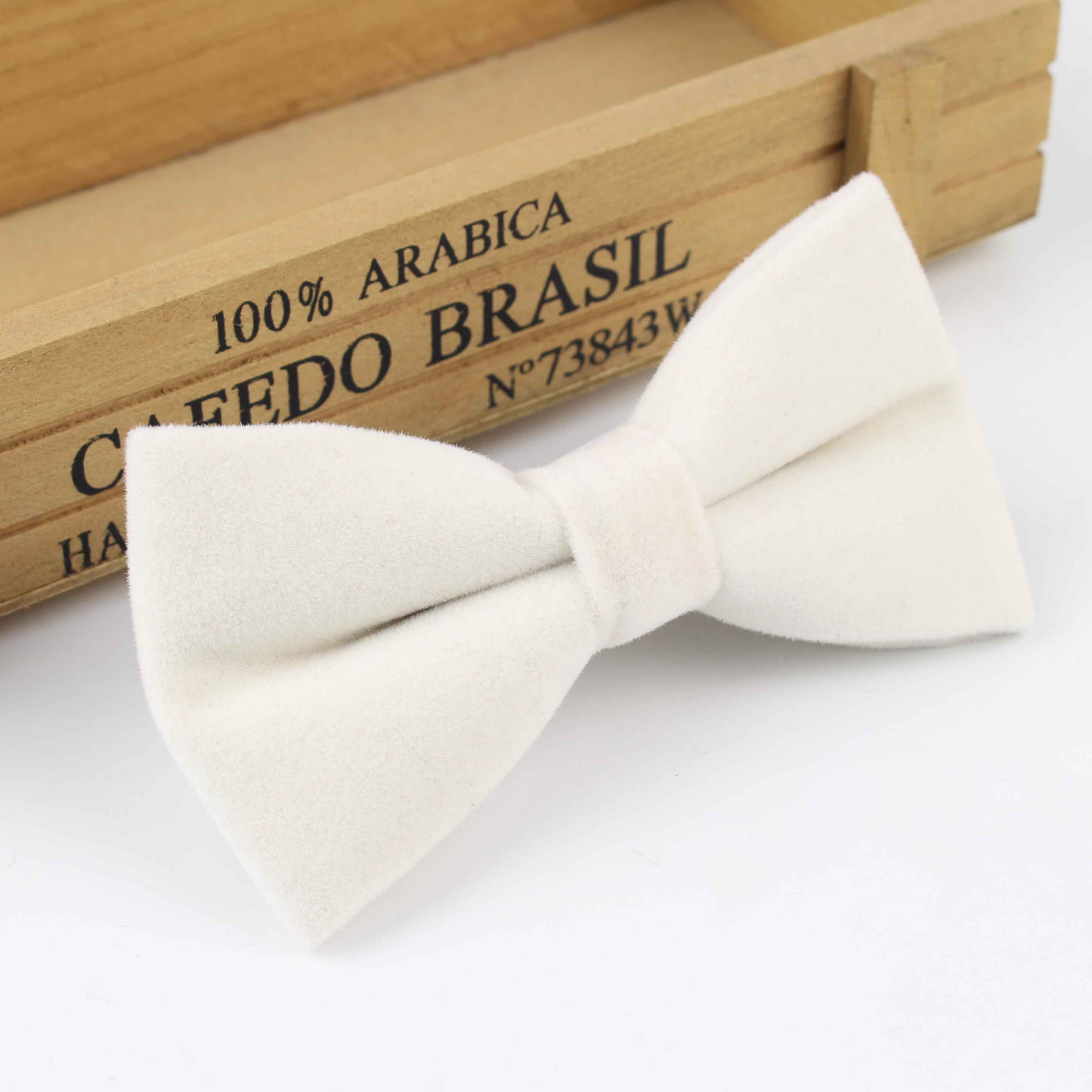 Frauen fest Mikro Wildleder- groß Bowties Bräutigam Leder Herren Plaid Weiche Krawatte Starke Schmetterling Gravata Männlich Hochzeit Bogen Krawatten