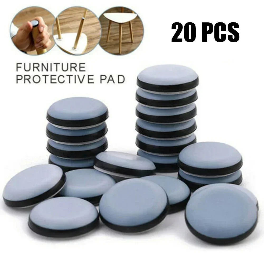 20 pièces curseurs de meubles pieds planeur pour les déménageurs de tapis retrait de manette de vitesse robuste pour canapés lits Tables chaises à manger ménage: Default Title