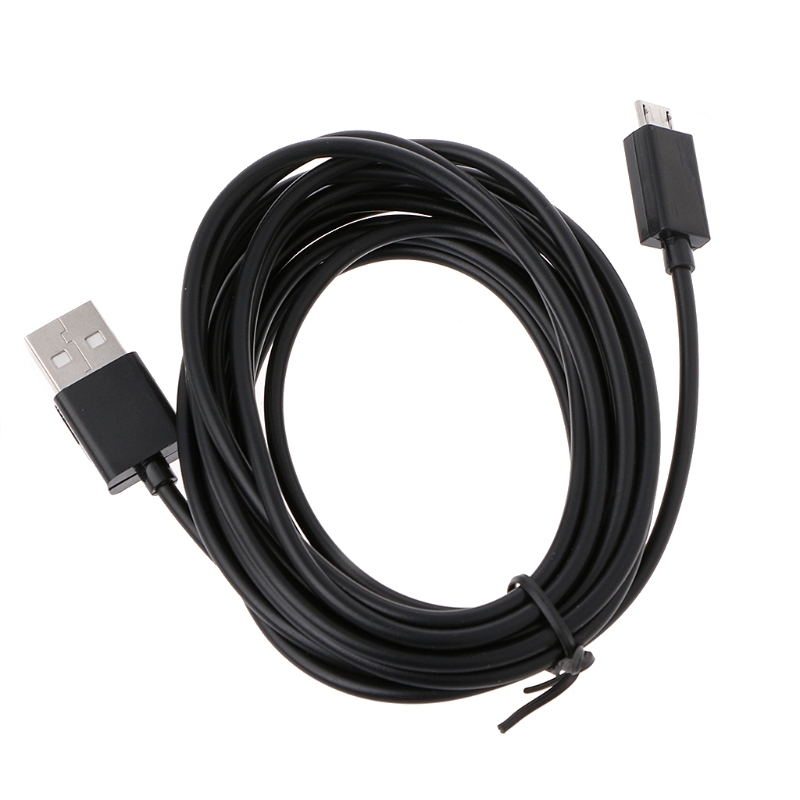 Long 3 Meter Micro USB Charge Charging Power Cable For PS4 Controllers
