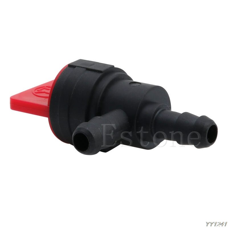 Universal 90 Degree 1/4" Inline Gas Fuel Shut Cut Off Valves Universal For ATV Mower Bike