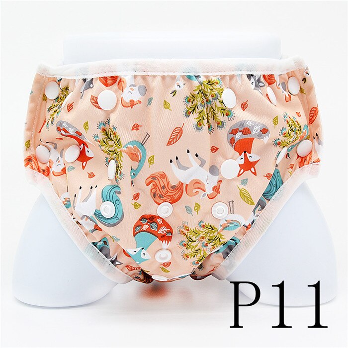 Goodbum Swim Diaper For Baby Waterproof Spa Swimming Nappies Washable Size Adjustable Cute Cloth Diaper Pant: P11