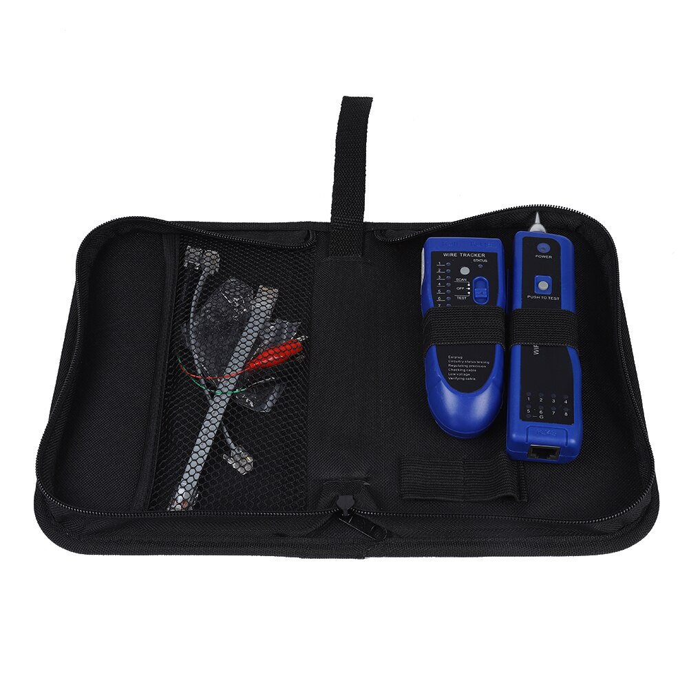 Handheld Rapid LAN Cable Tester Line Finder Wire Tool Kit Set DH: blue