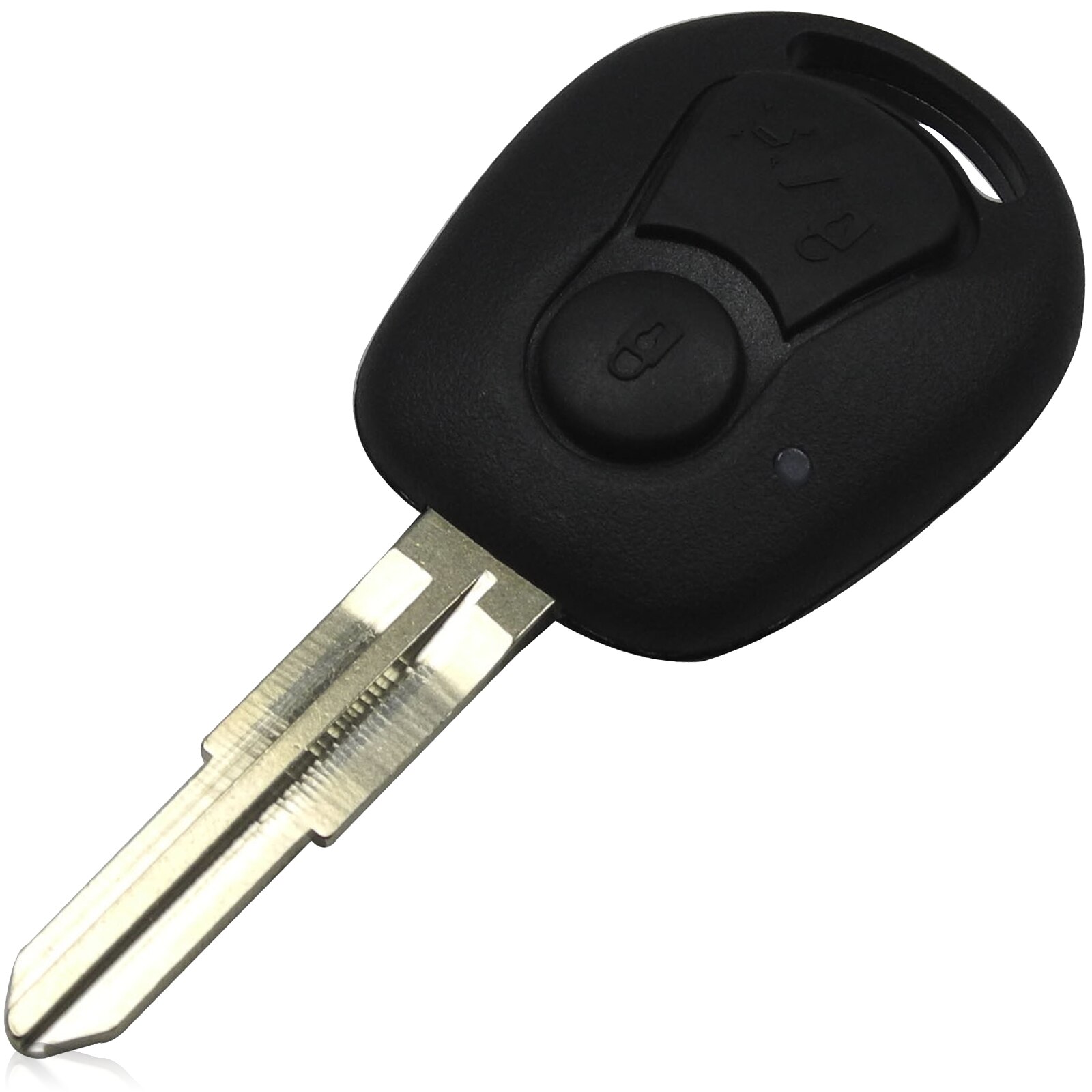 Carcasa de llave remota modificada para Ssangyong Actyon Kyron Korando, carcasa de llave remota sin cortar, 2 botones: original