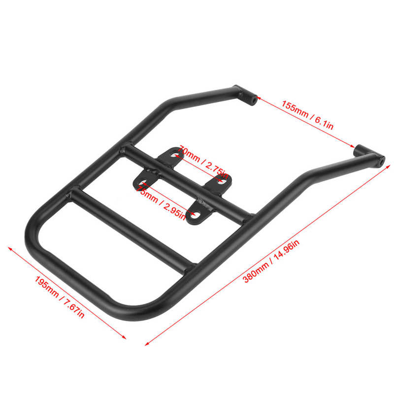 car roof rack roof luggage Rear Luggage Rack Carrier Bracket Support Fit for Suzuki DRZ 400S/DRZ 400SM/DRZ 400E luggage
