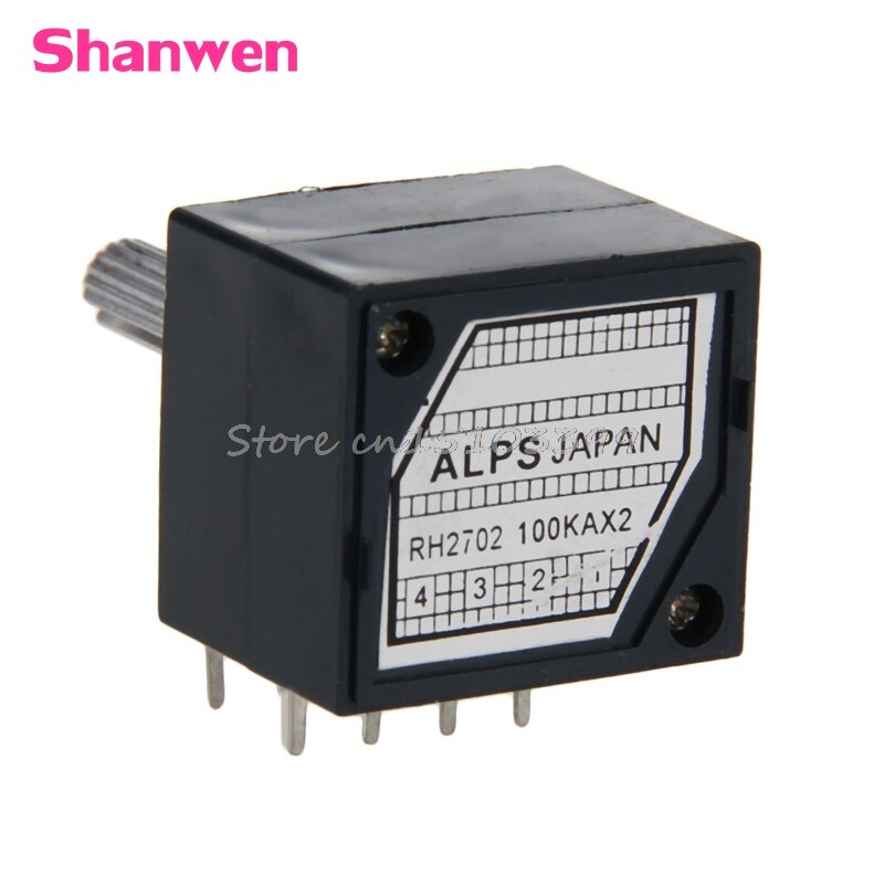 8 Pin Potentiometer RH2702 Serrated Split Shaft 6MM Precision 27-type A100K 100K