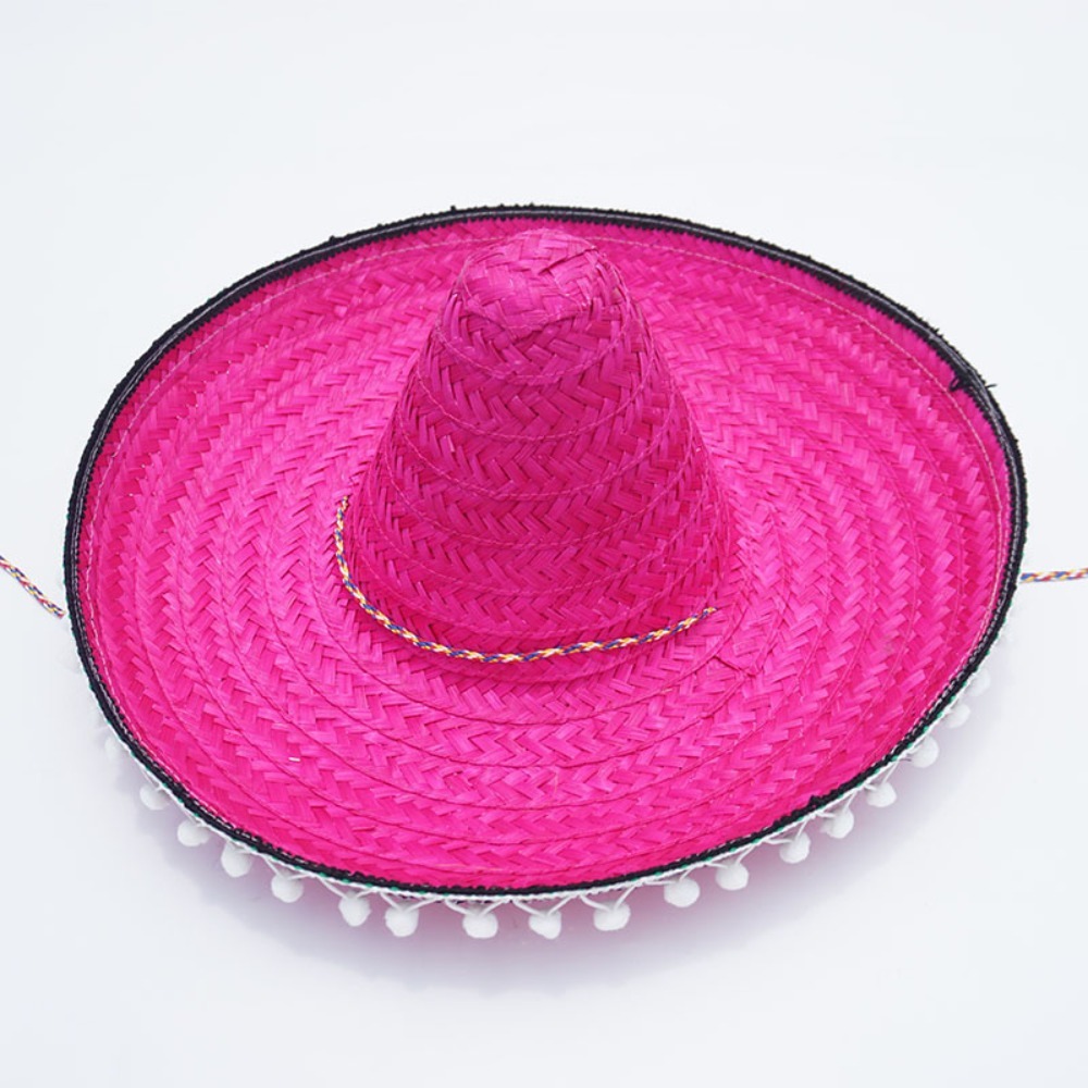 Sombrero de ala ancha de colores para hombre, Sombrero de paja para Mexicana, decoración para el sol, Halloween, Verano: Verde militar