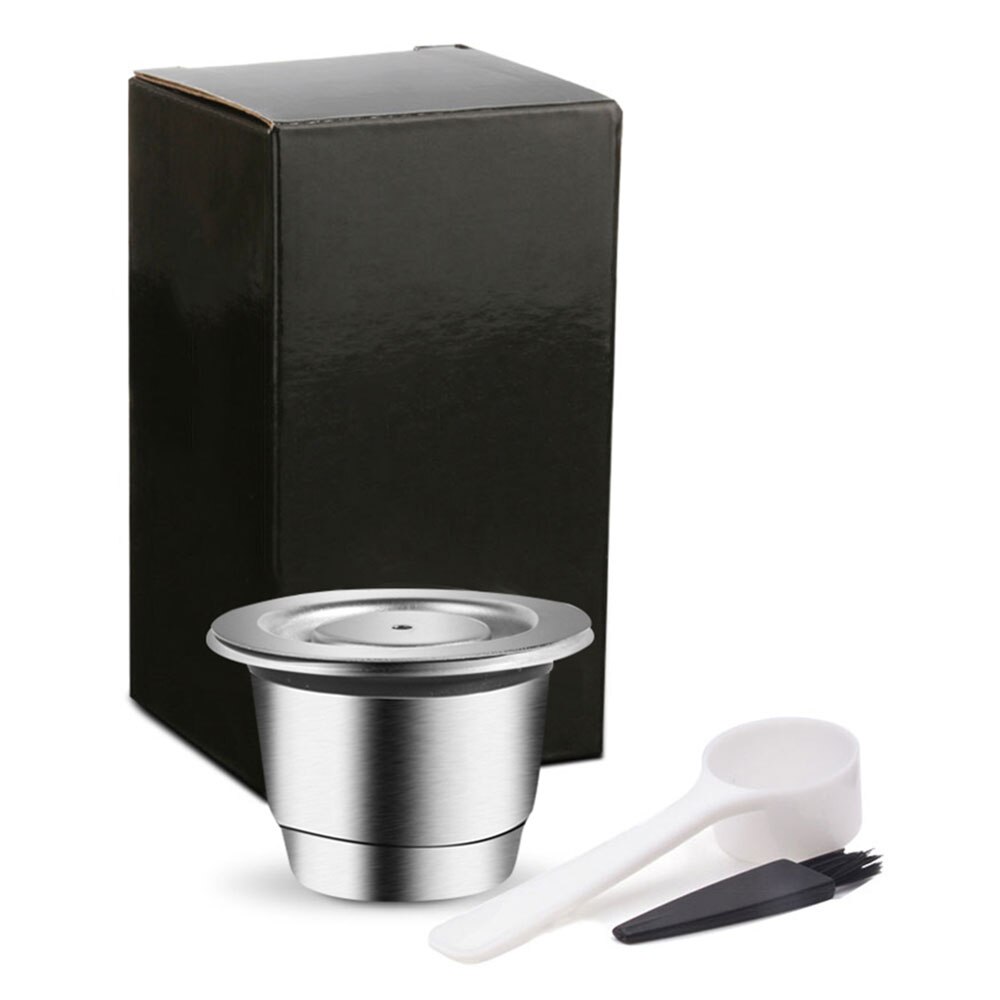 Capsule For Nespresso Reutilisable Inox Refillable Capsule Crema Espress Reusable Refillable For Espresso Coffee: 1 capsule
