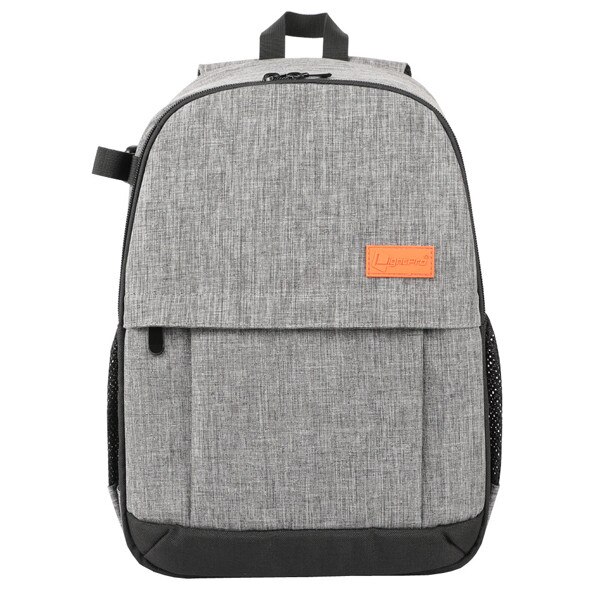 Foto Dslr Camera Bag Schouders Rugzak Waterdicht Shockproof Anti-Diefstal Reizen Statief Tassen Case Voor Canon Nikon Sony Slr: Grey with Orange