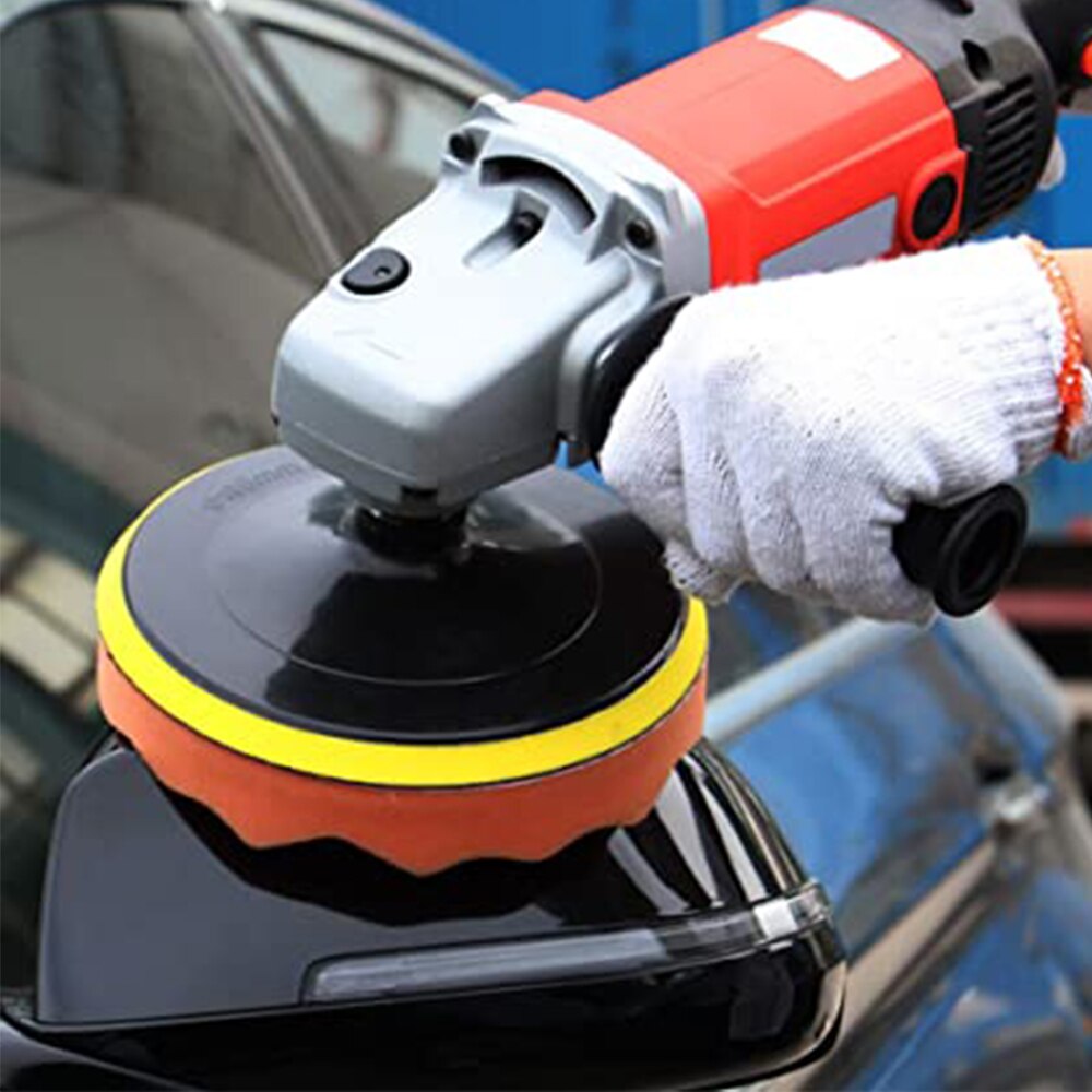 8Pcs 5/6/7 Inch Polishing Waxing Buffing Sponge Pads Kit For Compound Car Polisher Cleaning Tools Buffing Sponge Pad accessories