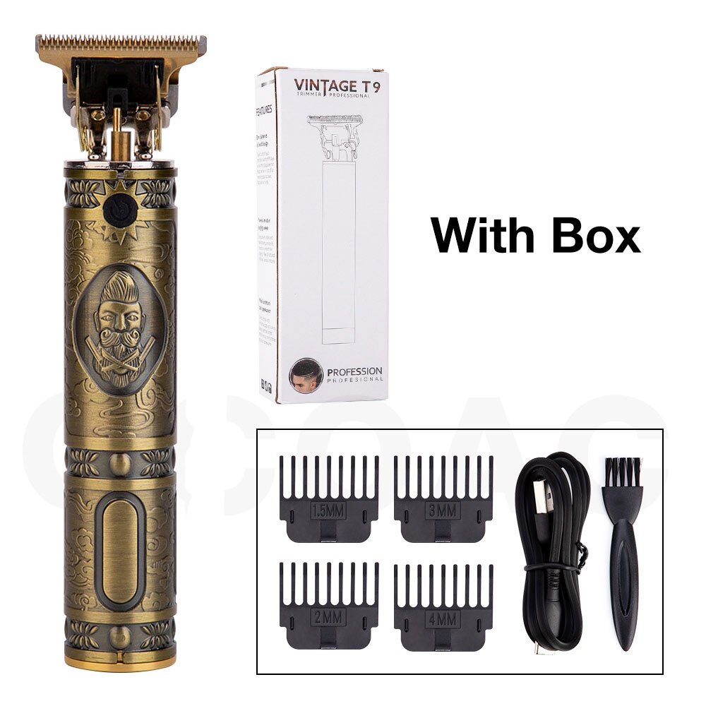 Elektrische tondeuse, tondeuse voor mannen, draadloos scheerapparaat, trimmer voor 0mm kappers, tondeuse voor baard, baardtrimmer